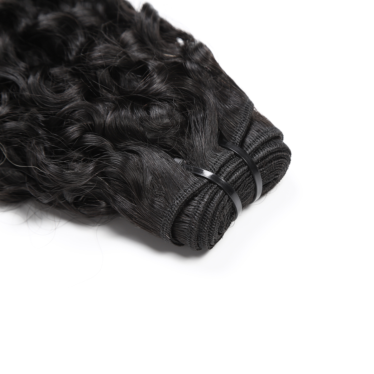 Lyric Selection 100% Human Hair Bundles Natural Color  Virgin Hair Burmese Curly Texture