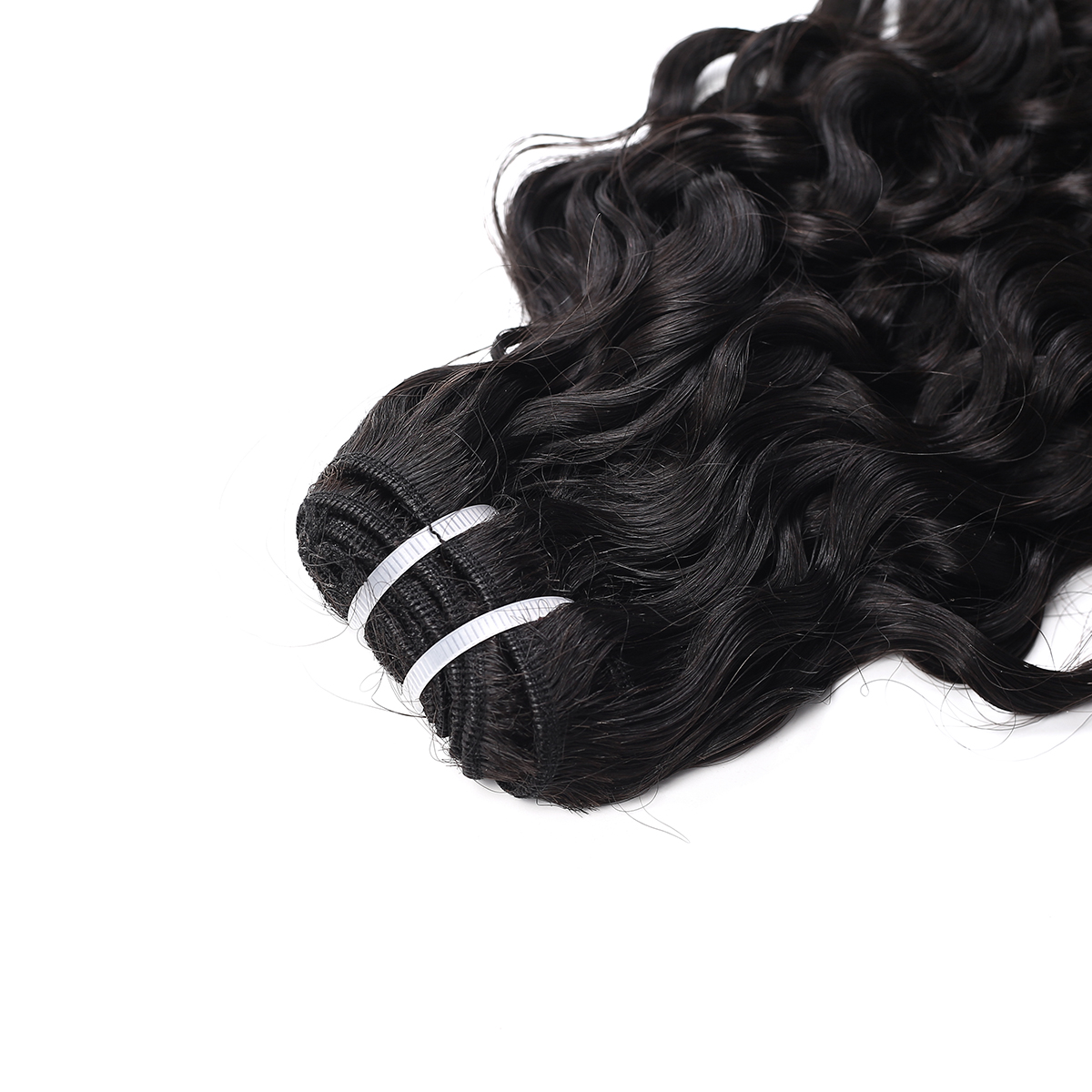 Lyric Selection 100% Human Hair Bundles Natural Color  Virgin Hair Burmese Spiral Texture
