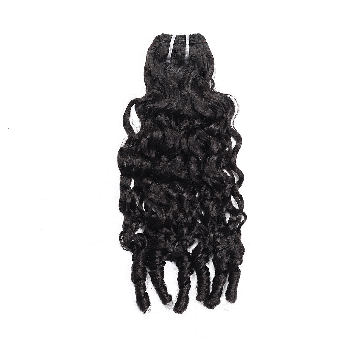 Lyric Selection 100% Human Hair Bundles Natural Color  Virgin Hair Burmese Spiral Texture
