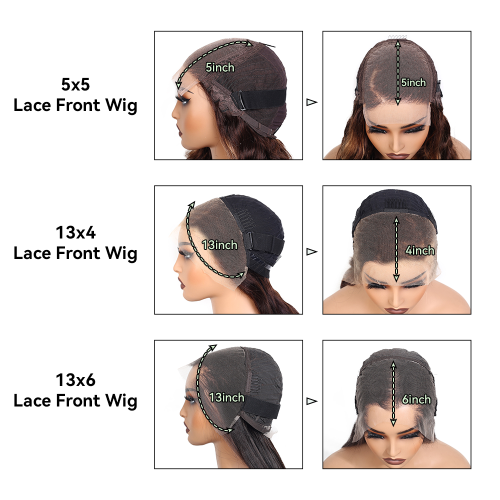 Lyric Selection 100% Human Hair Wig Remy Hair Material Natural Color Can Be Bleached To #27