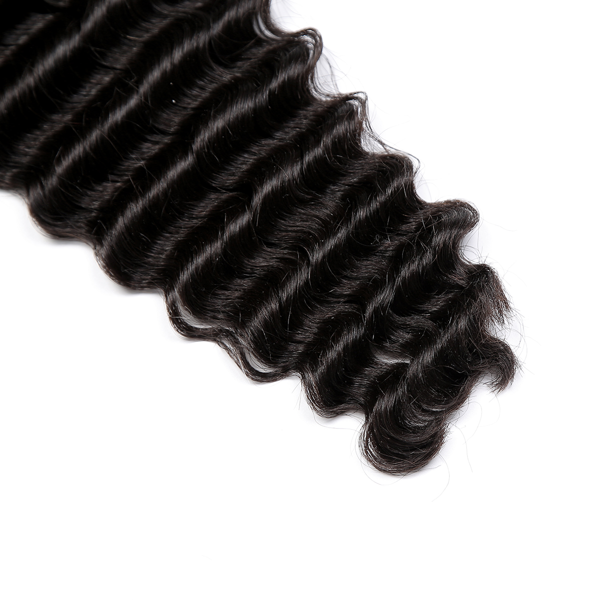 Lyric Selection 100% Human Hair Bundles Natural Color  Virgin Hair Deep Wave Texture