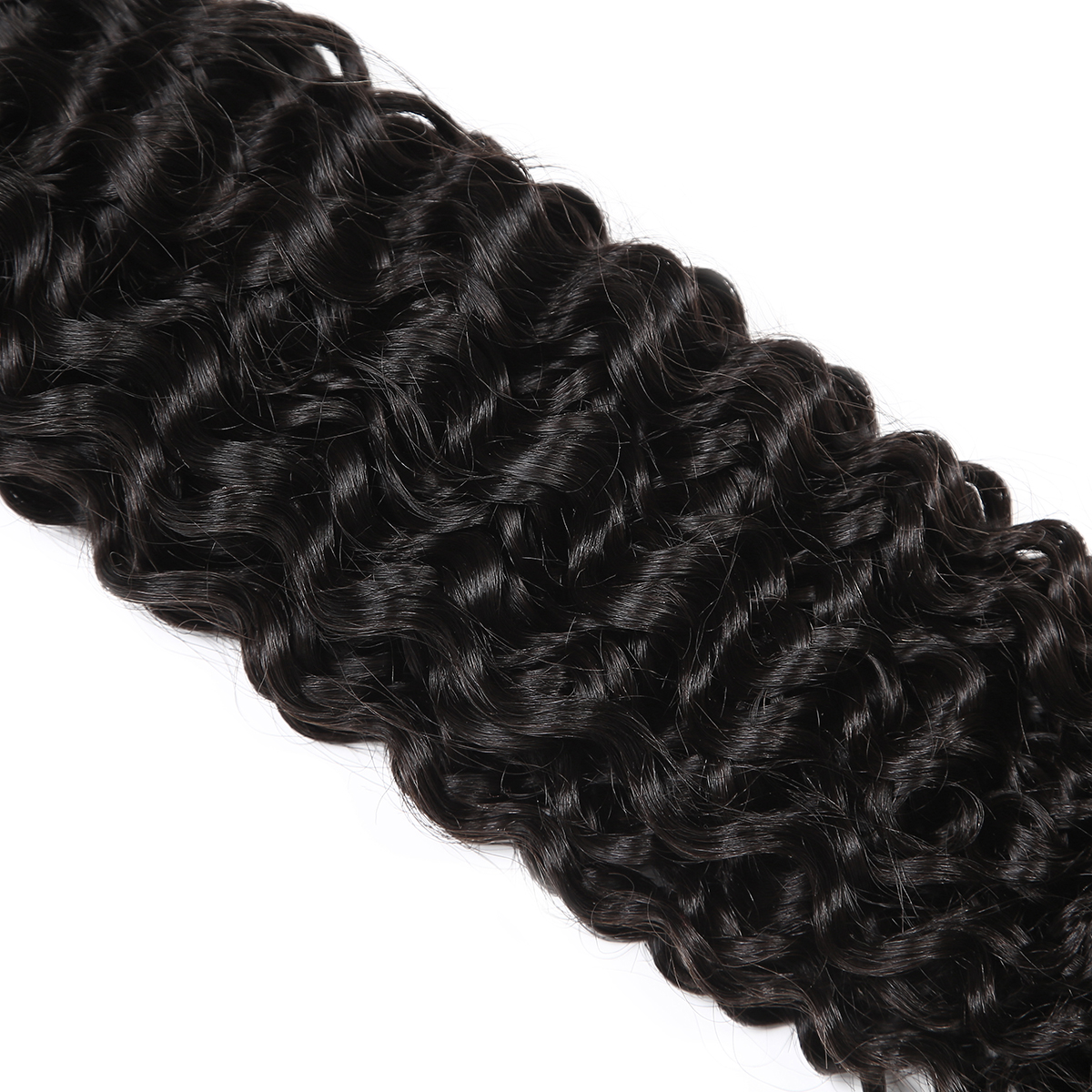 Lyric Selection 100% Human Hair Bundles Natural Color  Virgin Hair Jerry Curly Texture