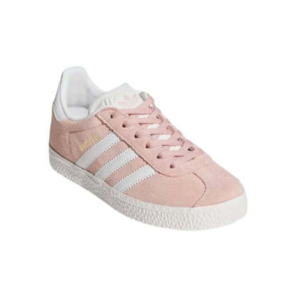adittgdas Girl's Gazelle Icey Pink/Cloud White/Gold Metallic