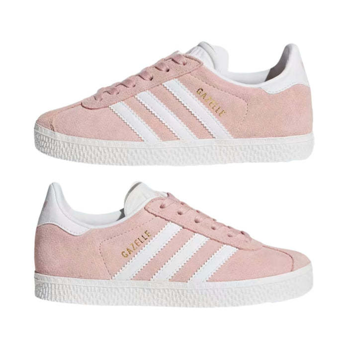 adittgdas Girl's Gazelle Icey Pink/Cloud White/Gold Metallic