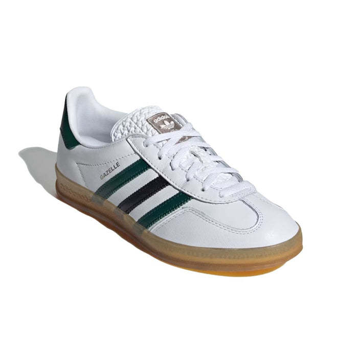 adittgdas Women's Gazelle Indoor Cloud White/Collegiate Green