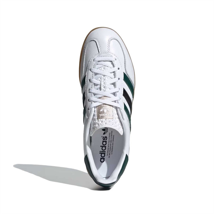 adittgdas Women's Gazelle Indoor Cloud White/Collegiate Green