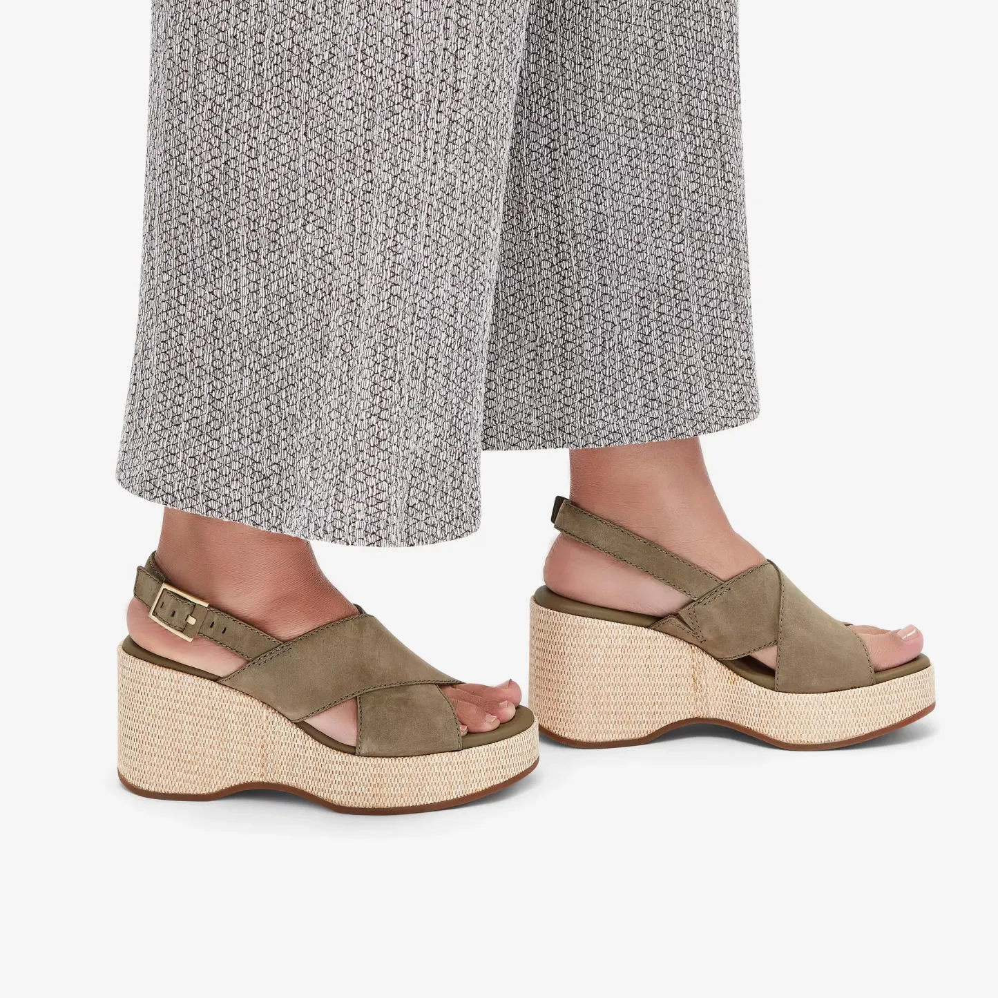 MANON WISH OLIVE NUBUCK