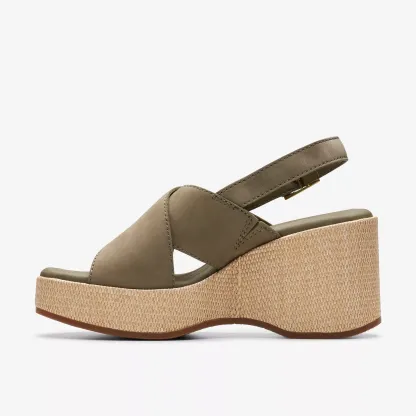 MANON WISH OLIVE NUBUCK