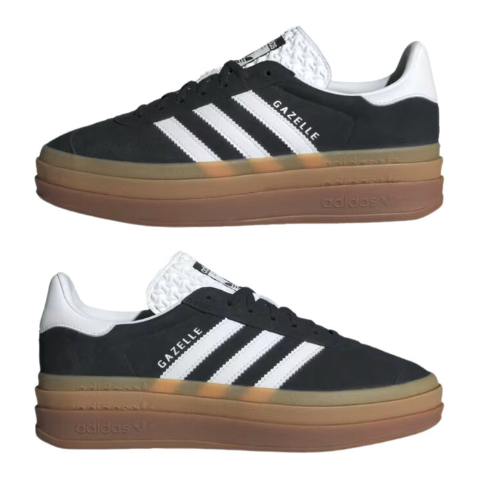 adittgdas Women's Gazelle Bold Core Black/Cloud White/Gum