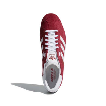adittgdas Men's Gazelle Burgundy/White