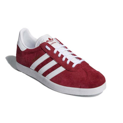 adittgdas Men's Gazelle Burgundy/White