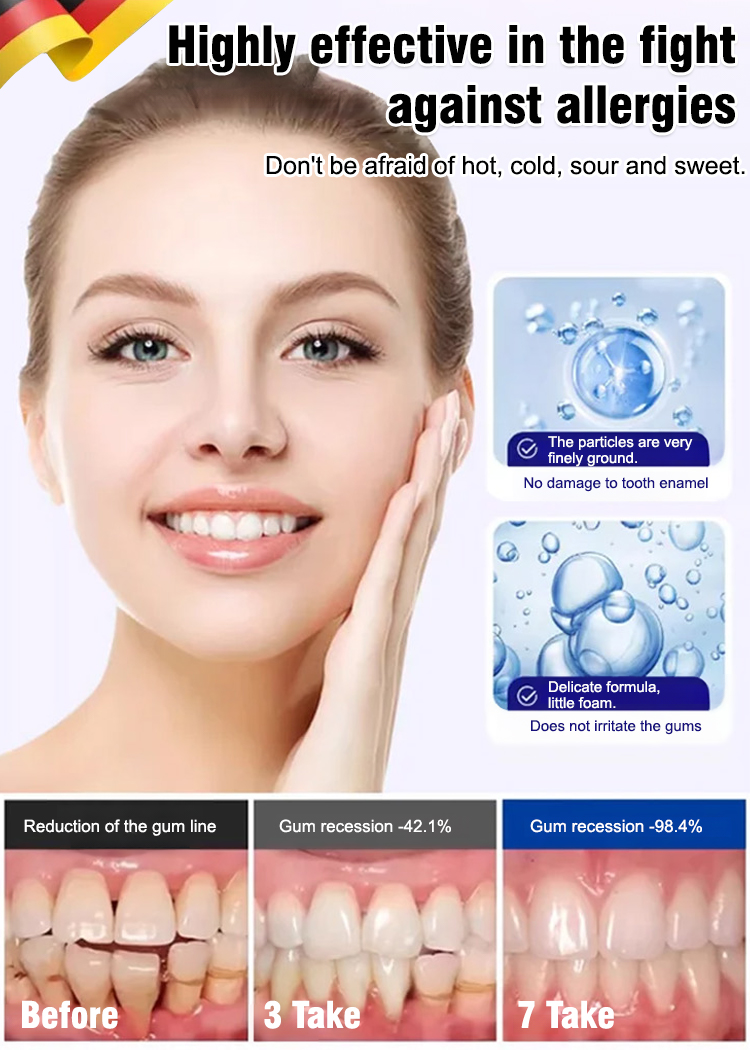 🦷🦷【Whiter in 30 seconds】Baking Soda Enzyme Whitening Toothpaste