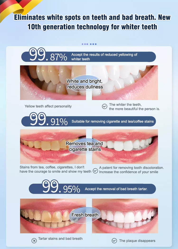 🦷🦷【Whiter in 30 seconds】Baking Soda Enzyme Whitening Toothpaste