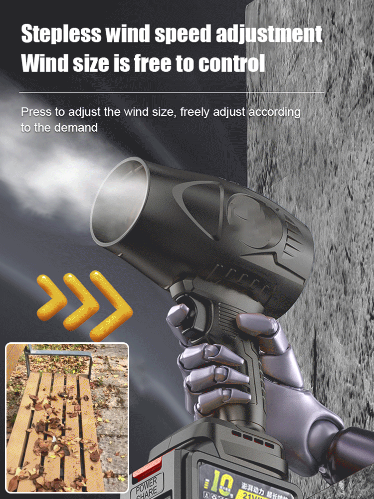 TurboFlow™ Industrial-Grade Wireless Blower - Ducted Turbine for Maximum Power
