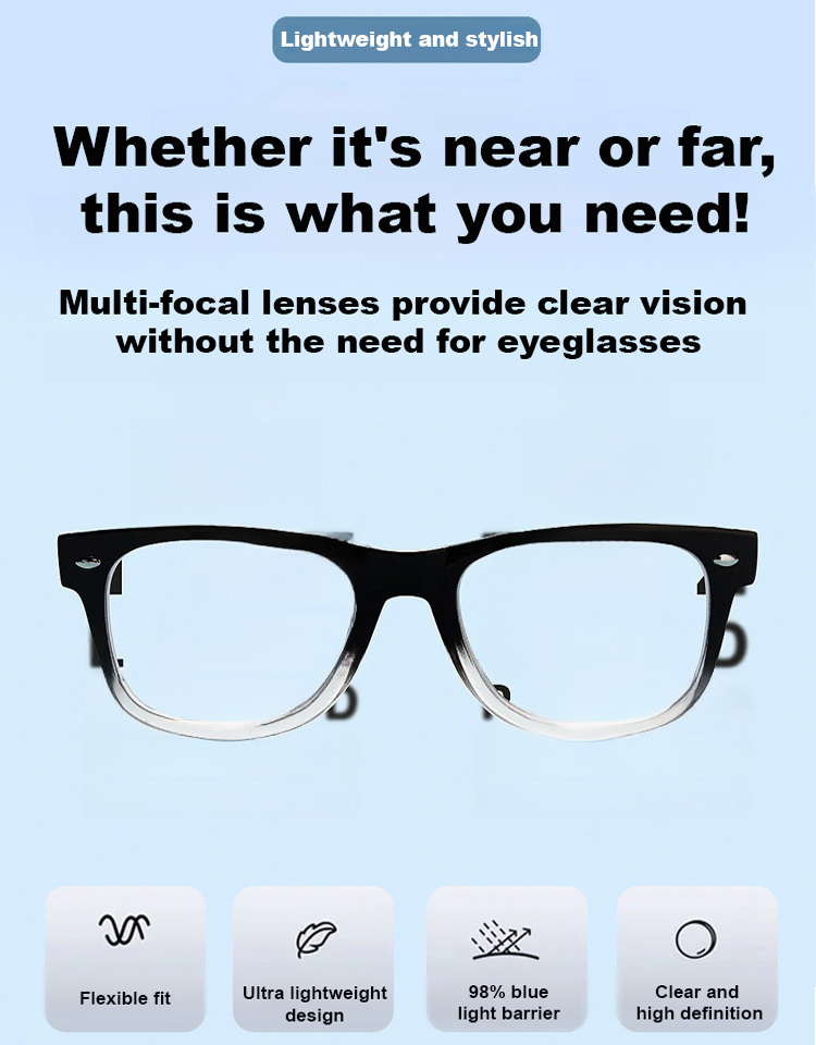 👓ZoomLens™ Adaptive Reading Glasses - Crystal-Clear Vision for Every Moment