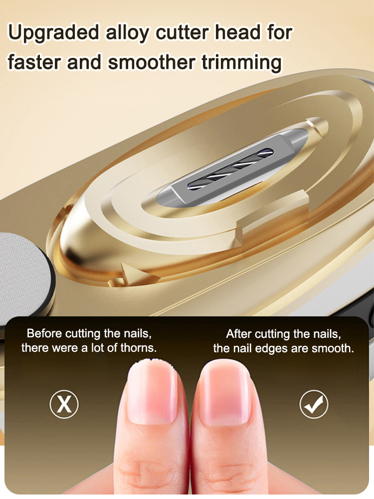 🔥【Safer Than Clippers】NailGlow™ Electric Nail Smoother - Salon-Perfect Nails in Just 3 Minutes!10-Year Warranty for Peace of Mind!