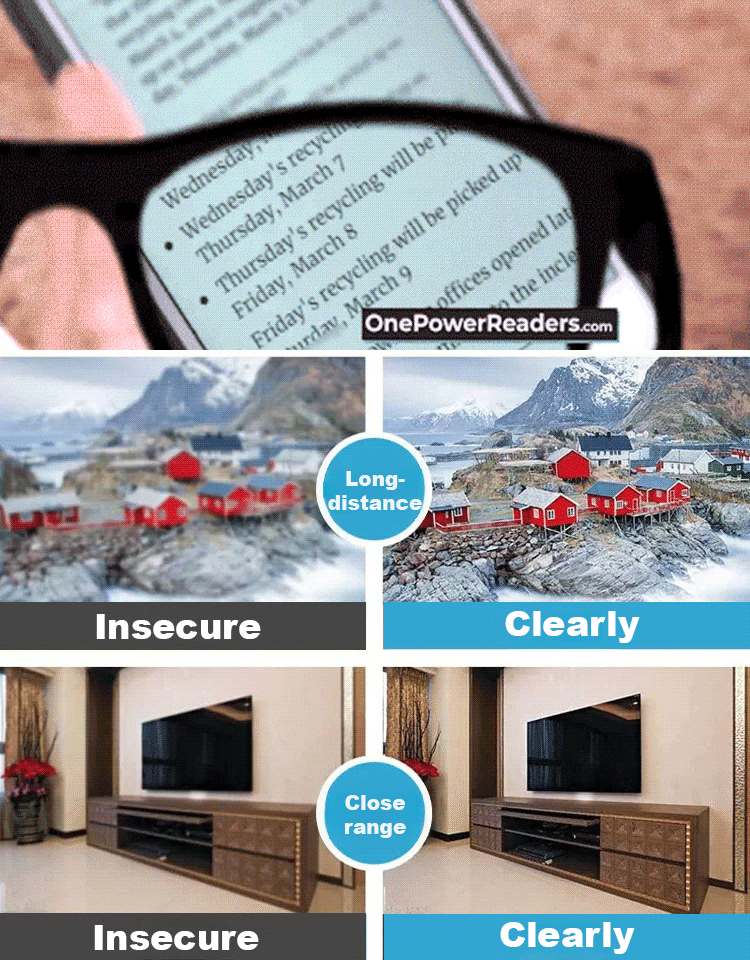 👓ZoomLens™ Adaptive Reading Glasses - Crystal-Clear Vision for Every Moment