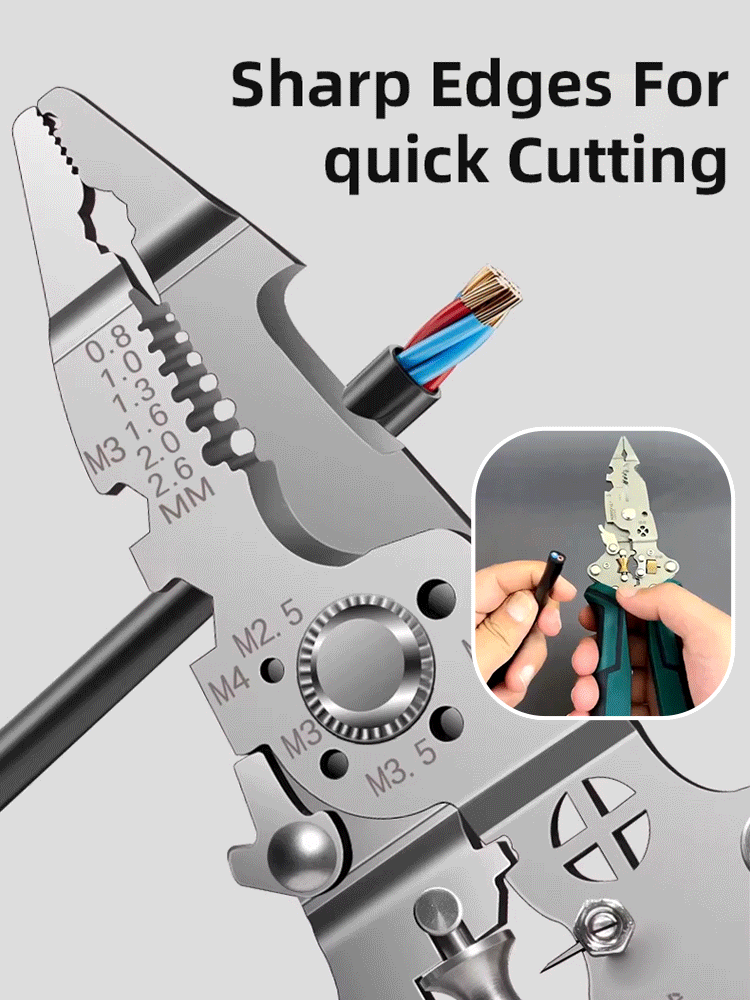 【All-in-One Precision】CablePro™ 8-in-1 Tool- One Tool for Every Job- Built to Last a Lifetime