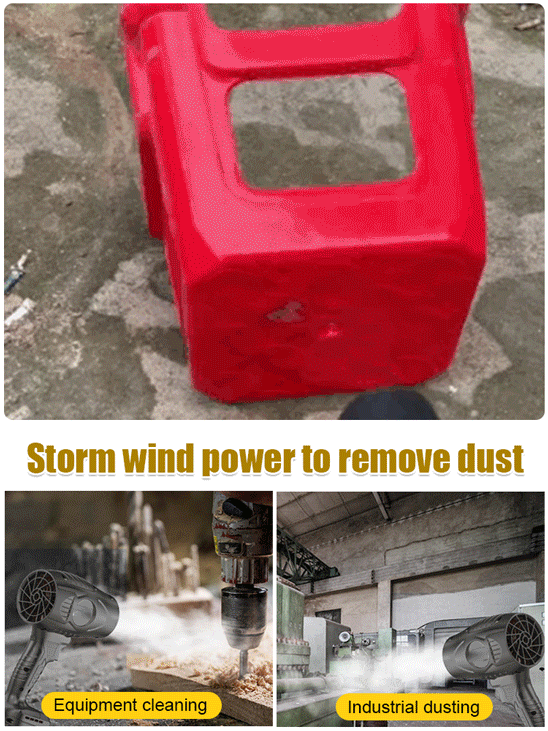 TurboFlow™ Industrial-Grade Wireless Blower - Ducted Turbine for Maximum Power