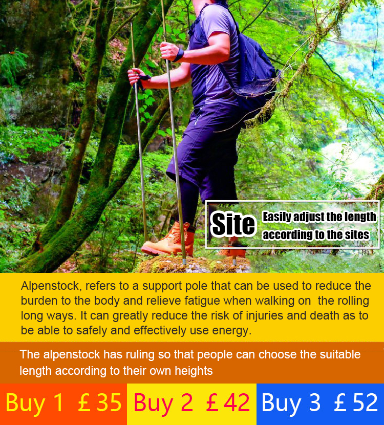 Telescopic deformation metal rod