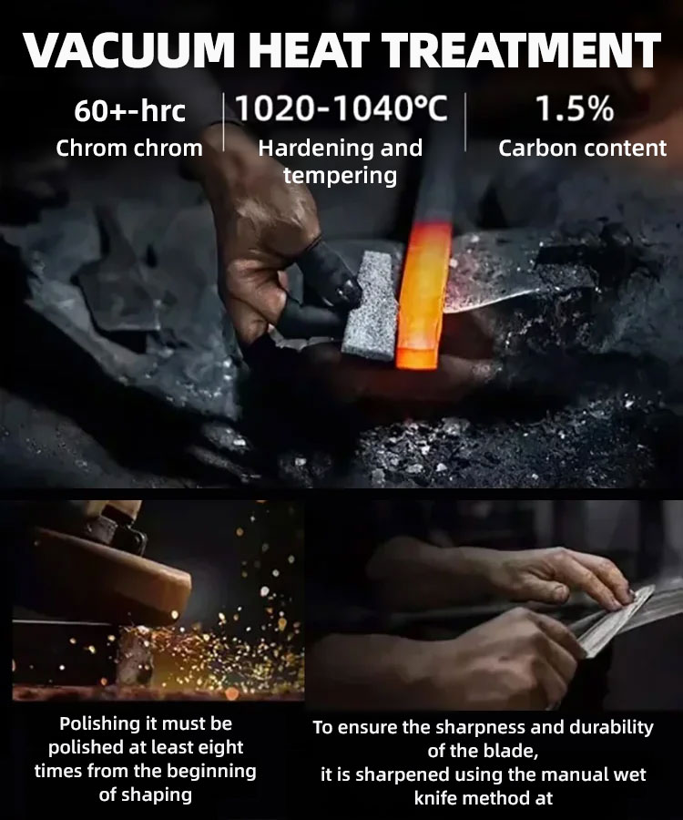 【Razor-Sharp Forever】Solingen™ Survival Knife - Cuts Through Bone Like Butter，Full-Tang Steel, From Kitchen to Combat