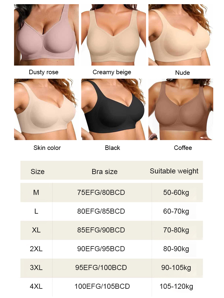 【Back Fat Solution】Large Breasts Make You Look Smaller and More Comfortable with Lifting Bra