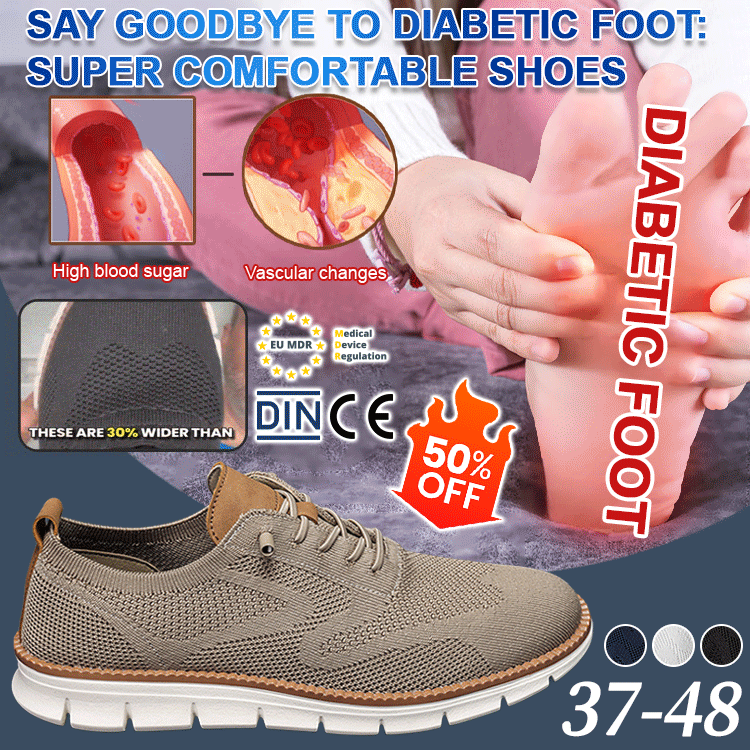 【Ultimate Comfort】Orthopaedic Shoes - 40% Wider, All-Day Support- Perfect for Wide Feet & Neuropathy