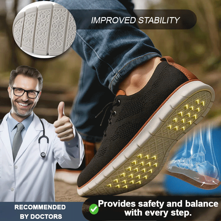 【Ultimate Comfort】Orthopaedic Shoes - 40% Wider, All-Day Support- Perfect for Wide Feet & Neuropathy