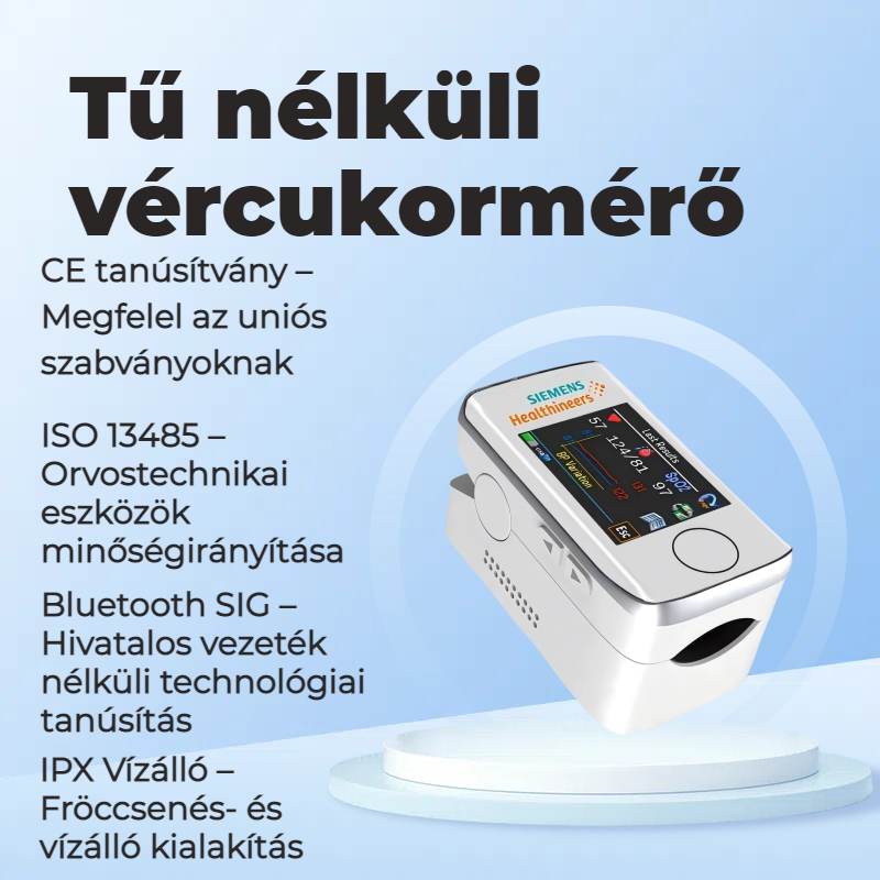 2025 Legmodernebb tű nélküli vércukorszintmérője