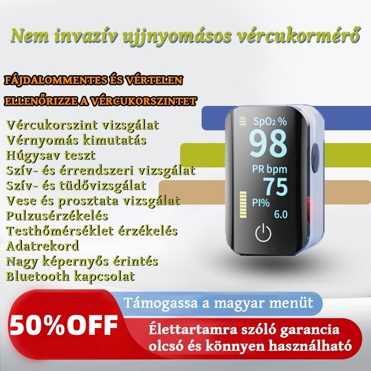 Nem invazív vércukorszint monitor