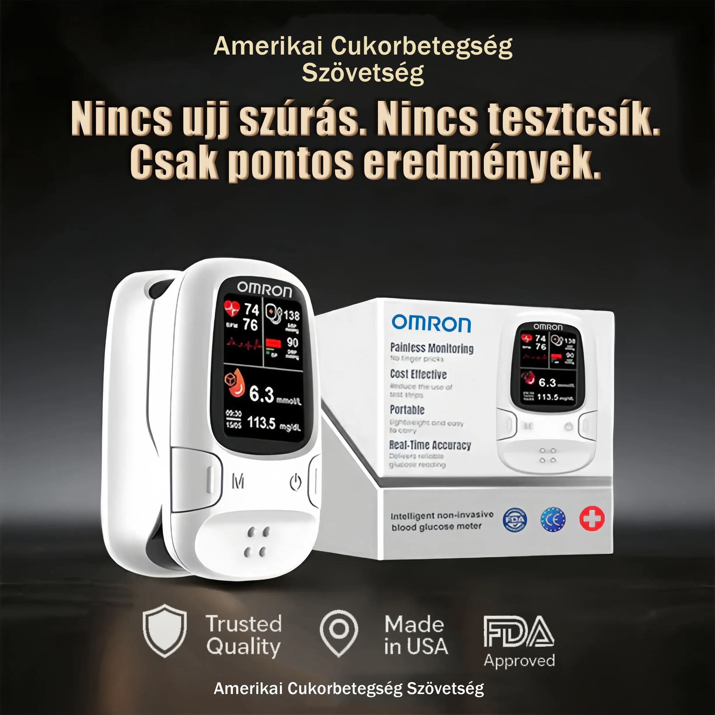 non invazív vércukorszint mérő