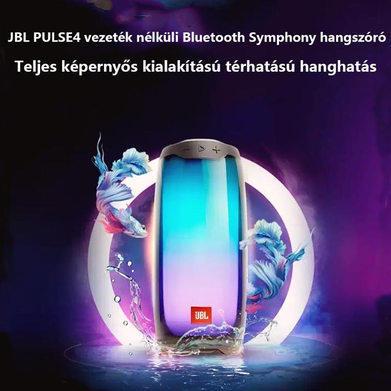 JBL Pulse 4 - Vízálló hordozható Bluetooth hangszóró fényshow-val