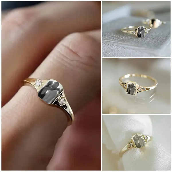 💏💞50% kedvezménnyel💝Személyes születésű fotógyűrű