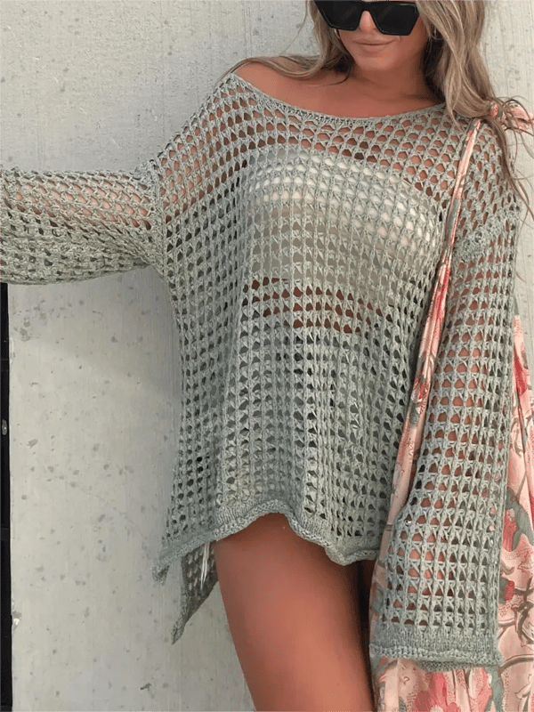 Women's Crochet Hollow Out Cover Up