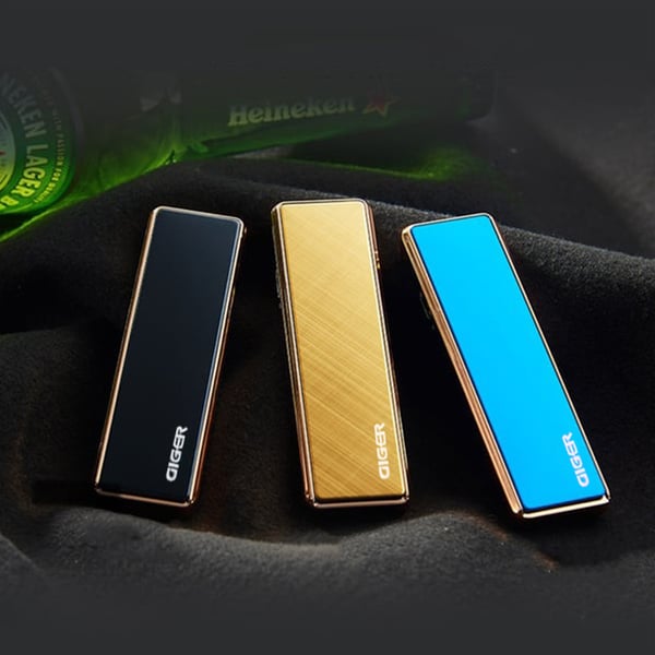 Szélálló USB ívöngyújtó - Exkluzív díszdobozban