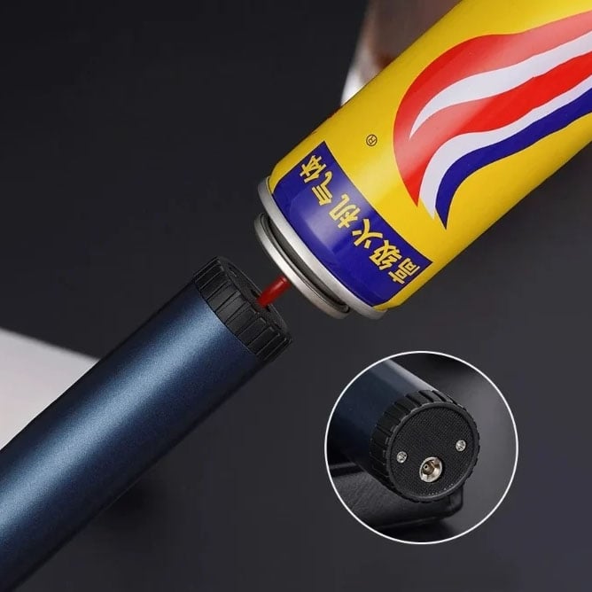 💥💥(FRETE GRATUITO) - Isqueiro de chama de sabre de luz à prova de vento 360°