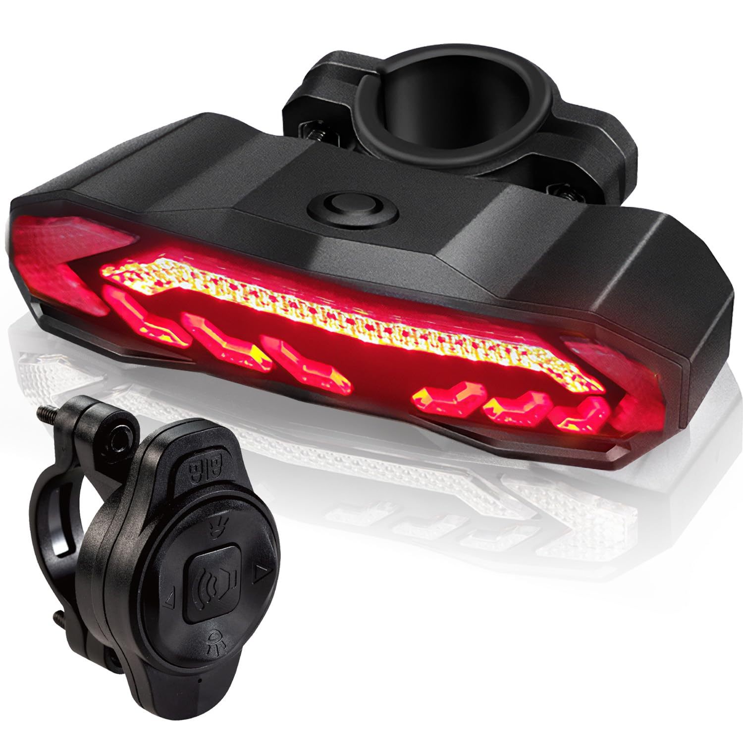 kerékpár hátsó lámpa riasztó