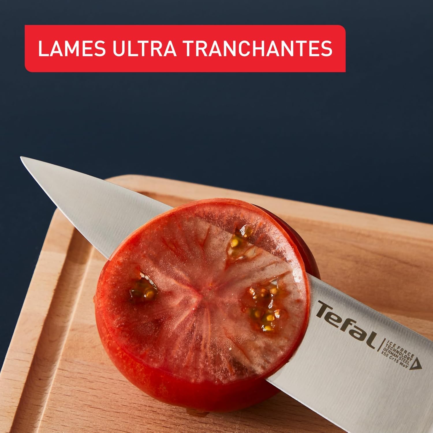 Tefal Ice Force késkészlet és késtartó 5 db-os