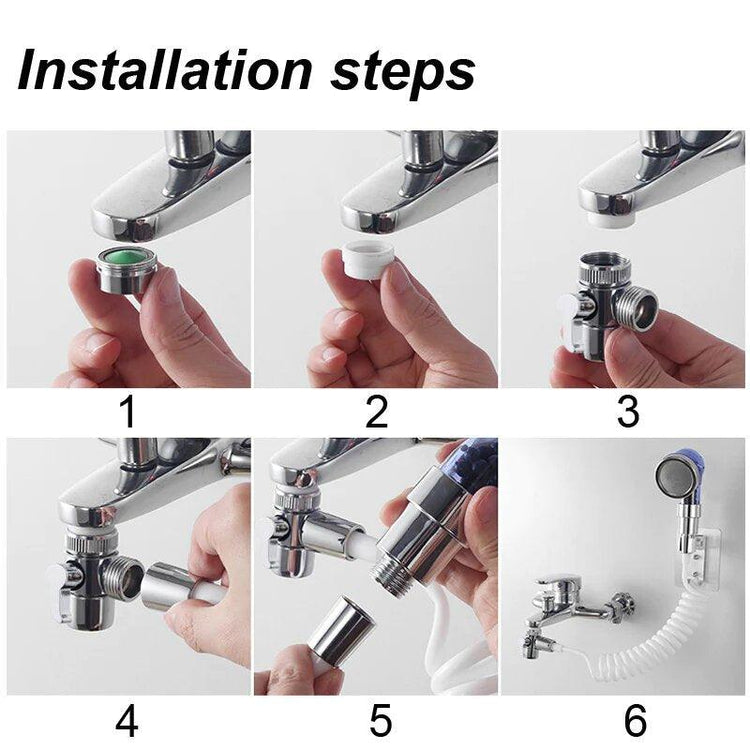 Többfunkciós csaptelep kézizuhannyal