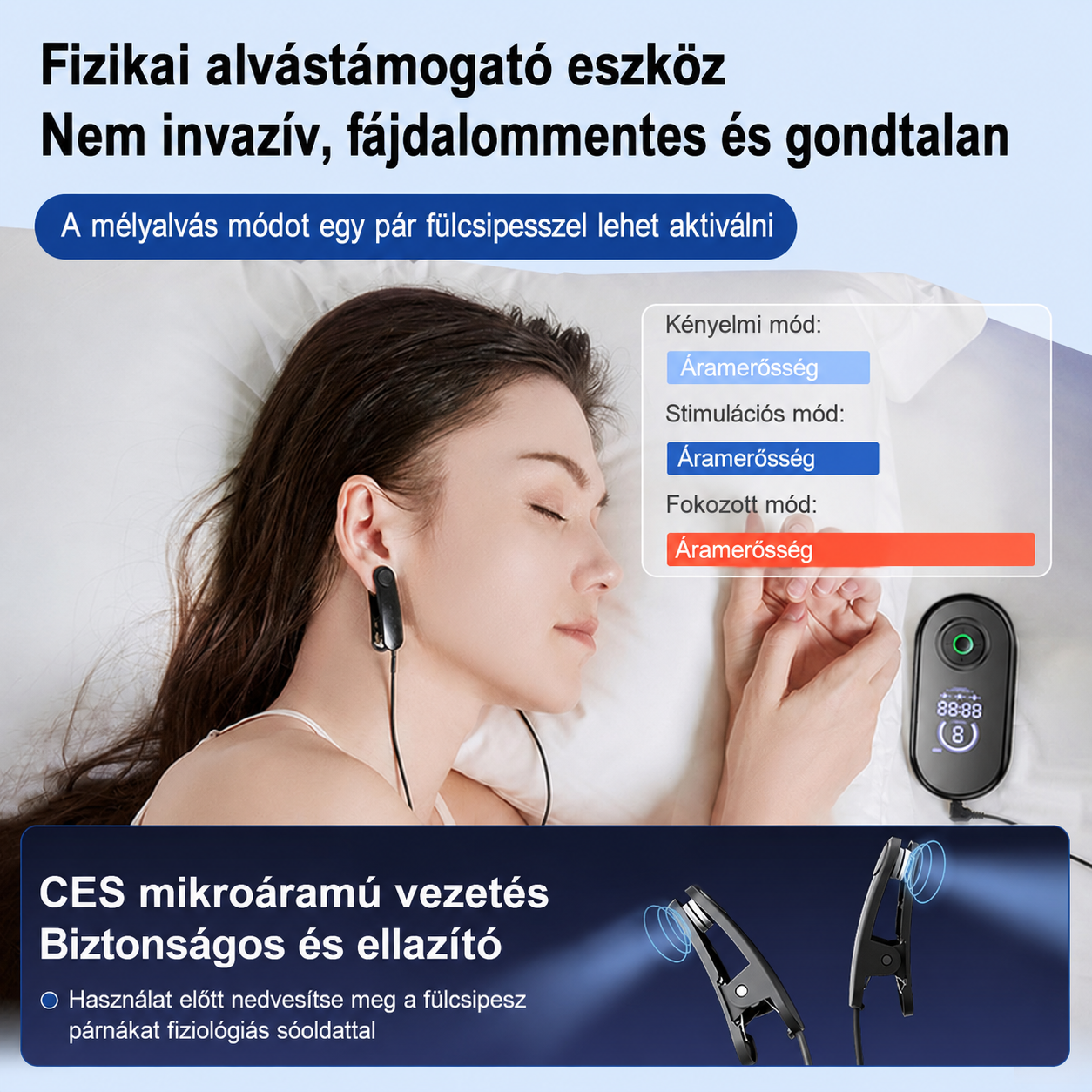 [Copy]LIROPAU altatókészülék, álmatlanság elleni eszköz, hordozható altató felnőtteknek, enyhíti a szorongást, a migrént és a szédülést, javítja a mély alvást, USB-n újratölthető.✨