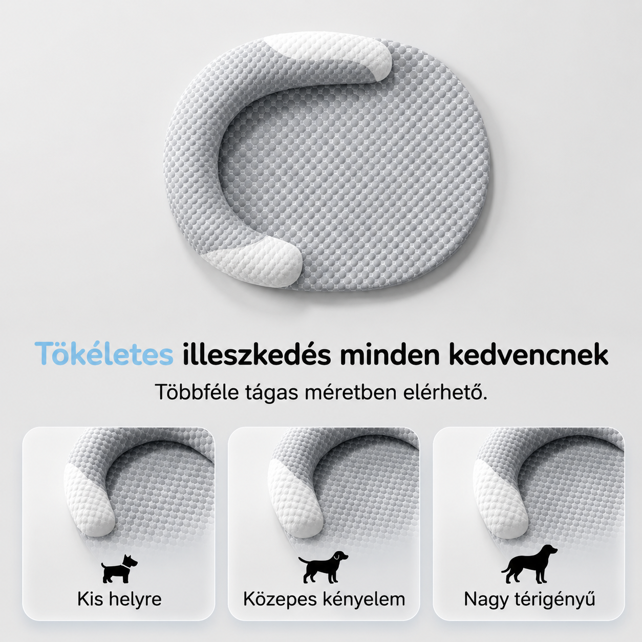 🐶 Lélegző hűtőfekhely kisállatoknak