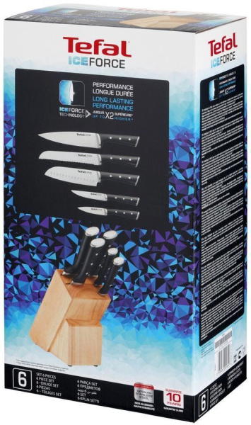 Tefal Ice Force késkészlet és késtartó 5 db-os