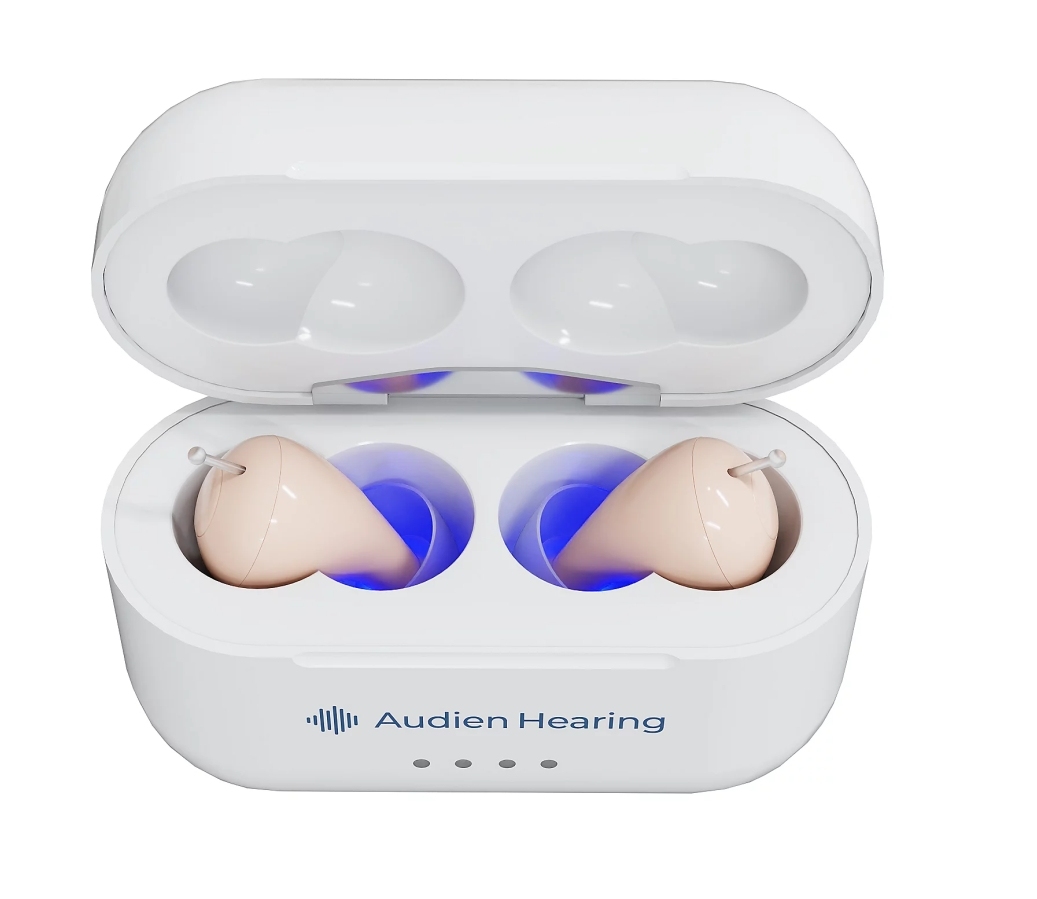 🎉New Year's Sale up to 90%💝✨ Buy 1 Get 1 Free ✨Audien Hearing Atom Pro 2 Rechargeable In Ear Hearing Aids