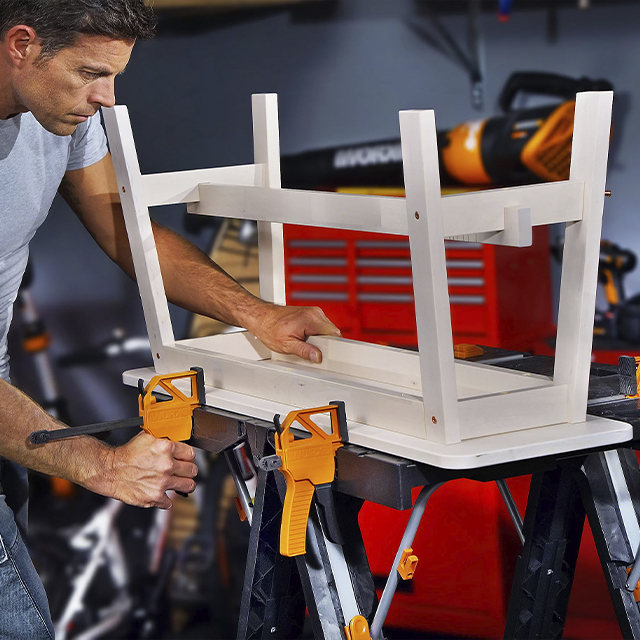 💝Soon to be sold out!!💝Last Day For Clearance,  Buy 2 Get 2 Free✨WORX 31" x 25" Pegasus Worktable With Clamps