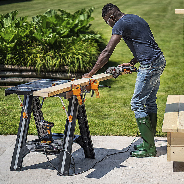 💝Soon to be sold out!!💝Last Day For Clearance,  Buy 2 Get 2 Free✨WORX 31" x 25" Pegasus Worktable With Clamps