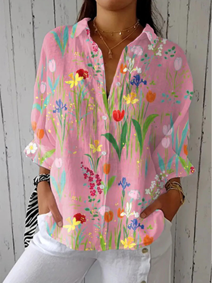 Blouse Elisabeth™ Jardin de Printemps