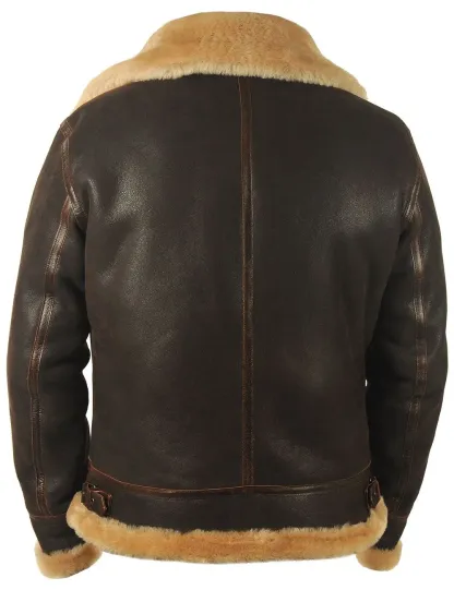 B-3 Bomberjacke aus Schaffell