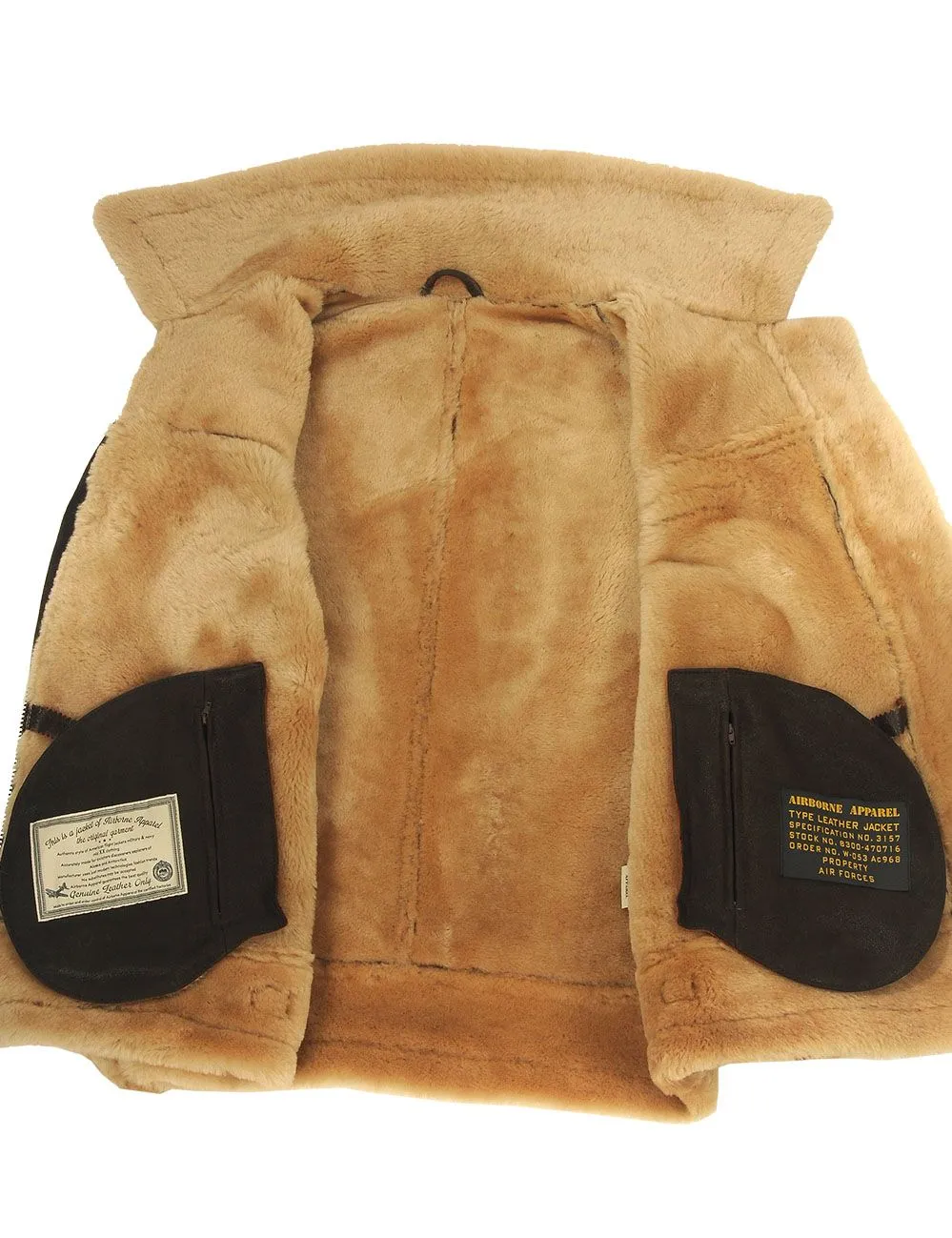B-3 Bomberjacke aus Schaffell