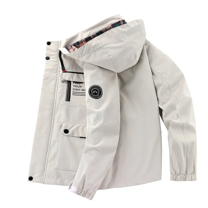 Wasserdichte Titanium-Jacke