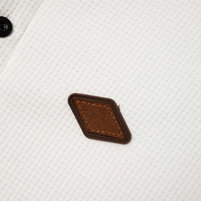 Mentede Nouveau Polo gaufré à manches longues pour hommes
